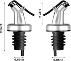 10 Pack Oil Spouts, Olive Oil Vinegar Bottle Stopper Dispenser - Image 5