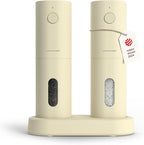 LARS NYSØM Electric Salt and Pepper Grinder Set, USB Rechargeable, Automatic by LN