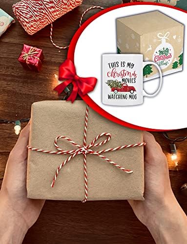 BLUE RIBBON Christmas Gifts, This is My Christmas Movies Watching Mug, in Decorative Box - Image 3