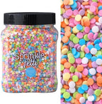 Sweets Indeed Bulk Rainbow Confetti Sprinkles, Circle Quins 1.2 pounds by SweetsIndeed