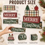 Christmas Decorations Indoor, Merry Christmas Snowman Tree Home Decor - Image 4