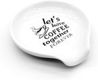 Funny Coffee Spoon Holder-Coffee Spoon Rest-Cafe Bar Station Accessories-Let's - Image 3
