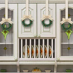 Retrowavy 12 Pcs Small Christmas Kitchen Cabinet Wreaths with Ribbon - Image 5