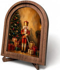 Christmas Nutcracker Arched Table Sign, Vintage Farmhouse Holiday Decor by HPCHENG