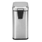 mDesign Rectangular Step-Open Wastebasket Trash Can - Image 6