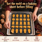 HKNMTT Skull Candy Chocolate Cake Pan 5-Shapes Halloween Silicone Mold - Image 5