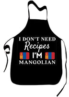 I Don't Need Recipes Novelty Chef Kitchen BBQ Apron Barber Chef Bib BBQ Kitchen by FaceYee