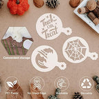 JULBEAR 36Pcs Halloween Cookie Stencils Reusable Cake Baking Mold Tools - Image 3
