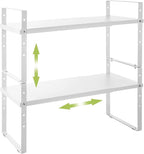 Across-Star Expandable Cabinet Shelf Organizer Rack, Stackable Kitchen Counter by Acorss-Star
