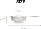 8″ Stainless Steel Fine Mesh Strainer - Image 5