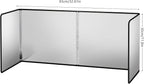 4 Sided Foldable Splatter Guard, Stainless Steel Grease Splatter Screen - Image 2