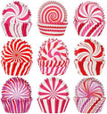 SANNIX 450Pcs Pink Cupcake Liners, Pink Red White Cupcake Wrappers Paper Wraps Muffin Liners for Wedding Birthday Valentines Day Party Candy Cake Decorations Supplies by SANNIX