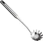 Spaghetti Spoon, 304 Stainless Steel Pasta Spoon by GXONEHomeKitchen