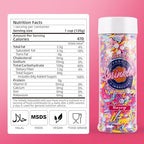 Unicorn Sprinkles for Cake Decorating 4.2 ounce Edible Pink Purple Blue Unicorn confetti Jimmies Sprinkles Mix Topper Cookie for Cupcakes Candy Cream Chocolate Birthday Princess Party - Image 2