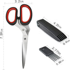 5 Blade Herb Scissors Kitchen Herb Shears Cutter Multipurpose Cutting Shear - Image 6