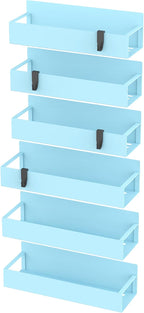 HuggieGems 6 Pack Magnetic Spice Storage Rack Organizer - Image 6
