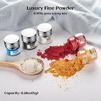 Silver Luster Dust Edible - 5 Grams Food Grade Vegan Cake Shimmer Dusting Powder, Edible Metallic Powder for for Cake Decorating, Baking, Fondant, Chocolate, Drinks, Cookies Painting & More - Image 5