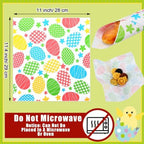 Marspark 100 Sheet Easter Wax Paper Easter Egg for Food 11.4 x 11 Inch - Image 3