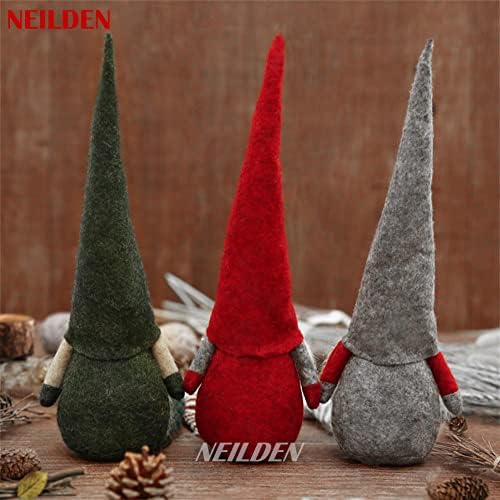 BWFY 3pcs new Christmas Decoration Long Legs Rudolph Doll Christmas Children Gift Hotel mall Window Decoration - Image 5