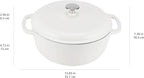 Amazon Basics Enameled Cast Iron Dutch Oven Pot - Image 4