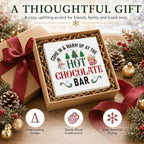 Hot Chocolate Bar Sign, Christmas Coffee Station Wood Box Decor for Shelf - Image 6