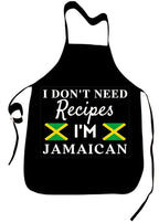 I Don't Need Recipes Novelty Chef Kitchen BBQ Apron Barber Chef Bib BBQ Kitchen by FaceYee