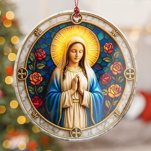 Nativity Ornaments - Regilious Christian Gifts for Women | Men - Christian Christmas Ornaments - Easter Decor - Christmas Decor - White Elephant Gifts - Xmas Tree Decoration - Image 4