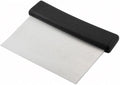 Winco Plastic Handle Winware Stainless Steel Dough Scraper 6 x 3 inches by Winco