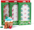 Edible Christmas Cake Decorations, Edible Gingerbread Men, Christmas Tree Candy, Santa Claus Icing Decorations, Socks, Snowman for Gingerbread House, Cupcakes, Cake, Cookies, and Cakecicles by Milovin