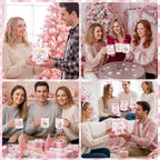 LemonRoad 6 Sets Pink Christmas Mugs 12 oz Xmas Coffee Mugs with Mug Boxes - Image 6