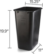 COASTWIDE Professional Indoor Trash Can Without Lid, 10.25 Gallon - Image 3