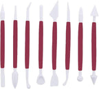 ScivoKaval Marshmallow Fondant Cake Decorating Hand Tool 12 Pcs 5 Sets - Image 2