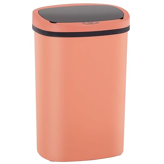 PayLessHere | 13 Gallon Plastic Trash Can | Pink | Automatic Touchless Lid by PayLessHere