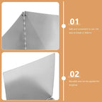 ABOOFAN Stainless Steel Oil-Proof Kitchen Shield 11.8 Inch Foldable Grease - Image 3