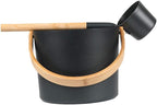 Sauna Bucket and Ladle Set, 1.85 Gallons Large Aluminum Sauna Bucket - Image 7