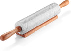 Flexzion Marble Rolling Pin Heavy Nonstick Stone Dough Roller by Flexzion