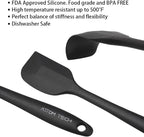 8 Inch Silicone Spatula Set, Food Grade High Temperature and Heat Resistant - Image 3
