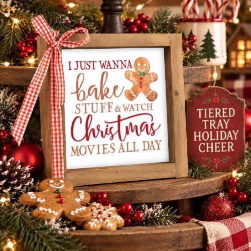 Gingerbread Christmas Sign for Tree, Table, Kitchen, Wall Decor - Image 4
