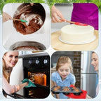 12 Pcs Christmas Silicone Spatula Pot Holder Set Xmas Baking Gift, Classic - Image 6