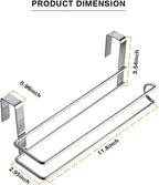 Paper Towel Hanger Holder Stainless Steel Kitchen Roll Paper Towel Holder - Image 4