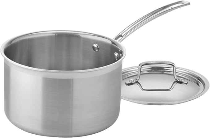 Cuisinart 4-Quart Skillet, Stainless Steel Cookware Multiclad Pro Triple Ply by Cuisinart