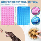 HKNMTT Mini Paw & Bone Silicone Candy Molds, Chocolate Mold Gummy Making Set Shaped Baking Tray, Non-Stick Food Grade for Gifts Cookies Dog Treats - Image 3