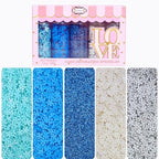Confect Christmas Sprinkles | Mix Blue Silver & White Snowflake Sprinkles | Navy Blue Jimmies | Frozen Sprinkles | Cake Decorating Sprinkles - 5 Oz by CONFECTTHECAKEDECORATINGCO