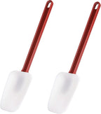 Commercial Spoonula Rubber Spatula Set, High Heat Spatula Spoon 9.5 Inches by masteymoh