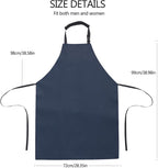 Homsolver 2 Pack Waterproof Rubber Aprons, Heavy Duty Butcher - Image 4