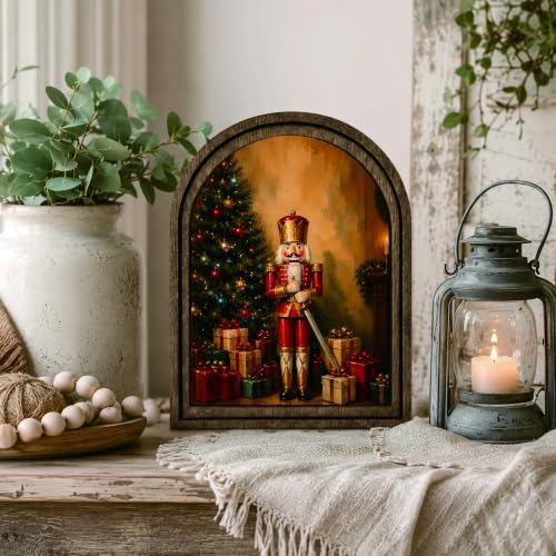 Christmas Nutcracker Arched Table Sign, Vintage Farmhouse Holiday Decor - Image 6