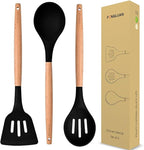Kitchen Utensils. Set of 3, Silicone Cooking Utensils Set, Turner/Spatula by FONGLUAN