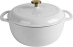 Premium Enameled Cast Iron Dutch Oven by Unknown