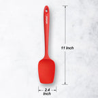 Silicone Spatula Set, High Heat Resistan Rubber Spoon Spatula, Non-Stick - Image 3