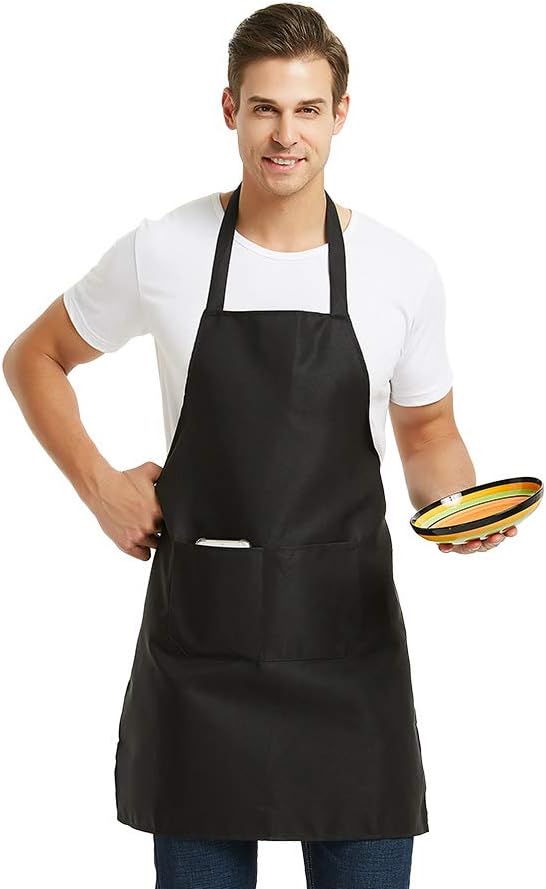 DUSKCOVE 8 PCS Plain Bib Aprons Bulk - Image 5